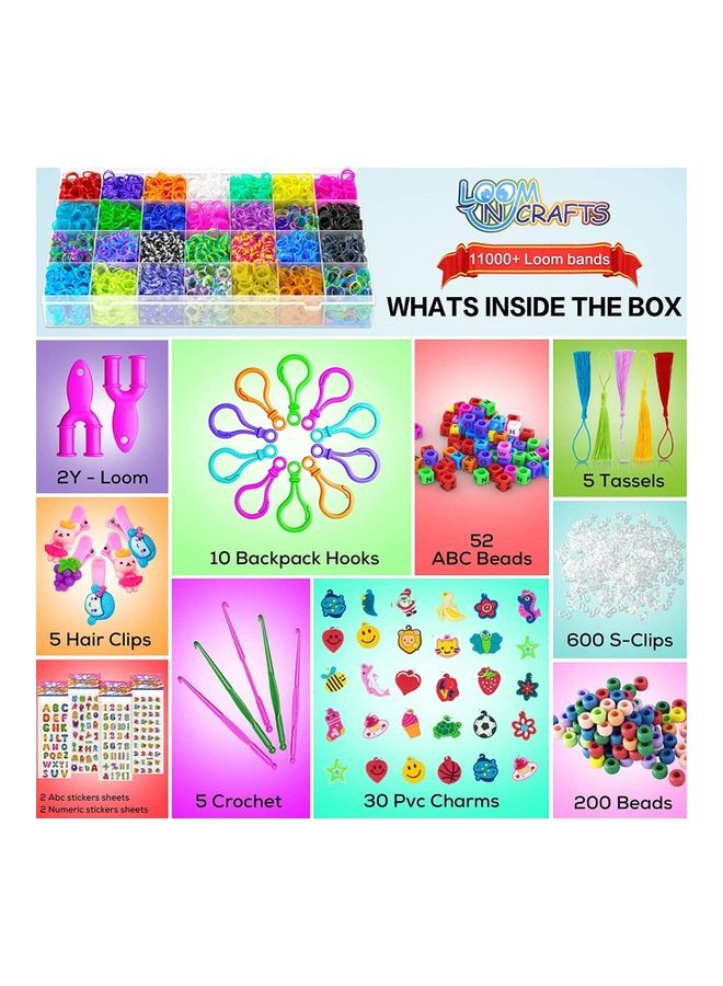 11900-Piece Rubber Band Bracelet Kit Set - Image 3