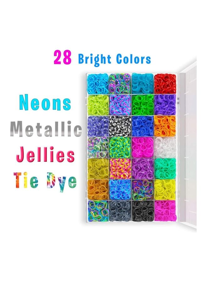 11900-Piece Rubber Band Bracelet Kit Set - Image 4