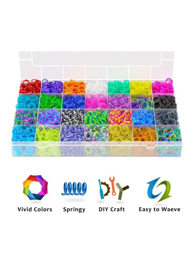 11900-Piece Rubber Band Bracelet Kit Set - Image 5