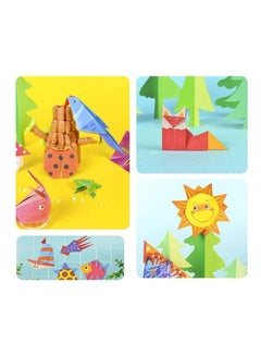 Generic 108-Piece Colour Paper Folding Art Crafts Set  - Image 2