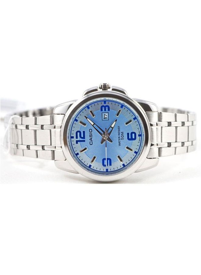 CASIO Women's Water Resistant Analog Watch LTP-1314D-2A - 33 mm - Silver  - Image 4