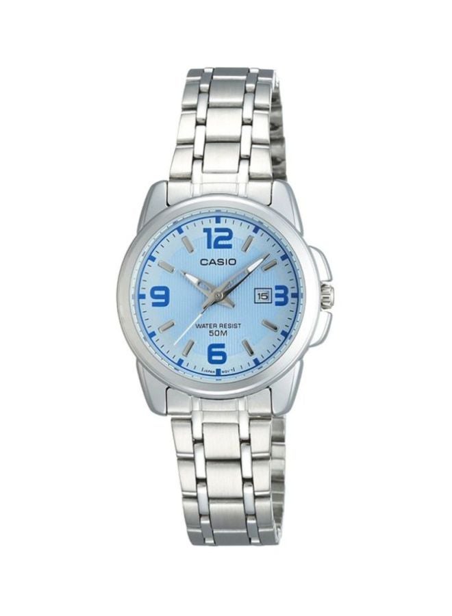 CASIO Women's Water Resistant Analog Watch LTP-1314D-2A - 33 mm - Silver  - Image 1