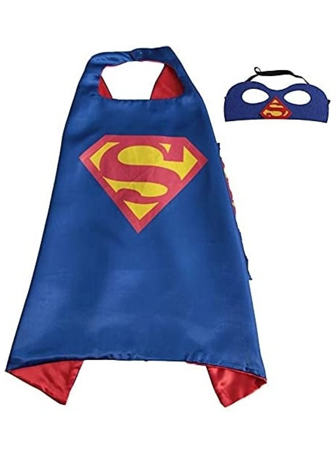 Superhero Cape And Mask Costume Set