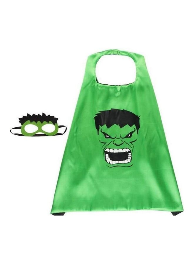 Double Sided Hulk Costume Cape And Mask Set - Image 1