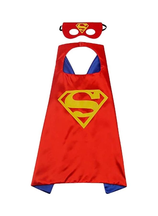 Super Man Costume Cape And Mask Set