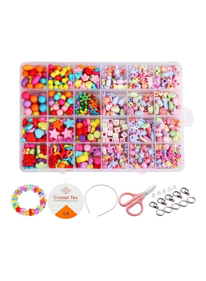 680-Piece DIY Beads Craft Set - Image 1