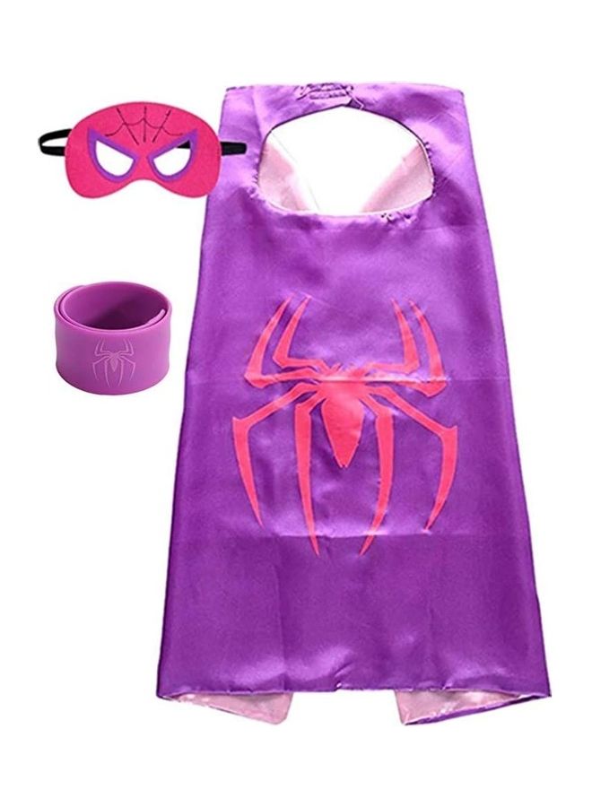 طقم زي تنكري لشخصية سبايدر مان مكون من قناع للوجه One Size - Image 1