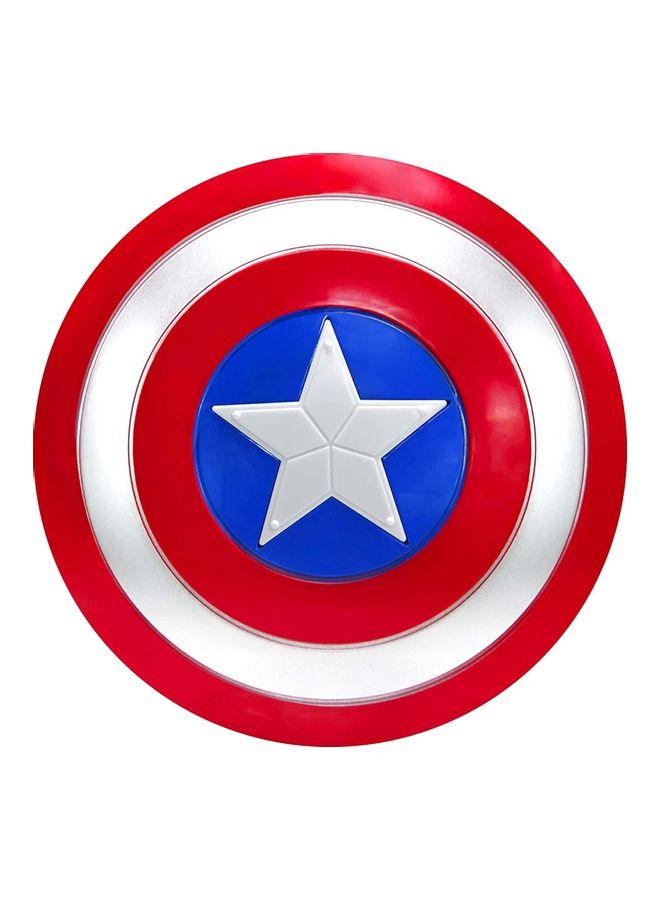 Double Sided Captain America Costume Cape And Mask Set With Hand Shield One Size  - Image 3