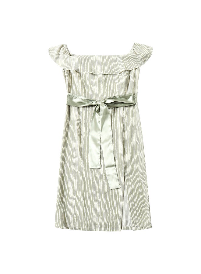 Casual Stylish Dress Green - Image 1