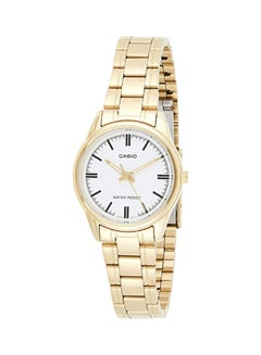 Women's Stainless Steel Analog Wrist Watch LTP-V005G-7AUDF - 28 mm - Gold