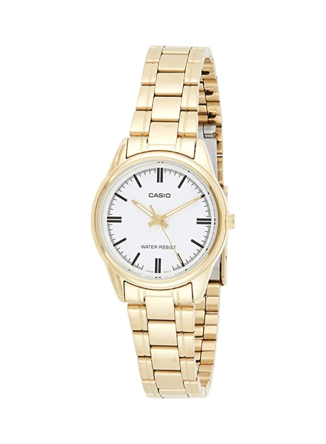 CASIO - Women's Stainless Steel Analog Wrist Watch LTP-V005G-7AUDF - 28 mm - Gold - Image 1