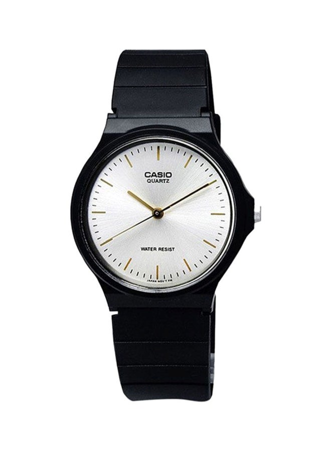 كاسيو ساعة يد بعقارب وسوار من الستانلس ستيل طراز MQ-24-7E2LDF للرجال - Image 1