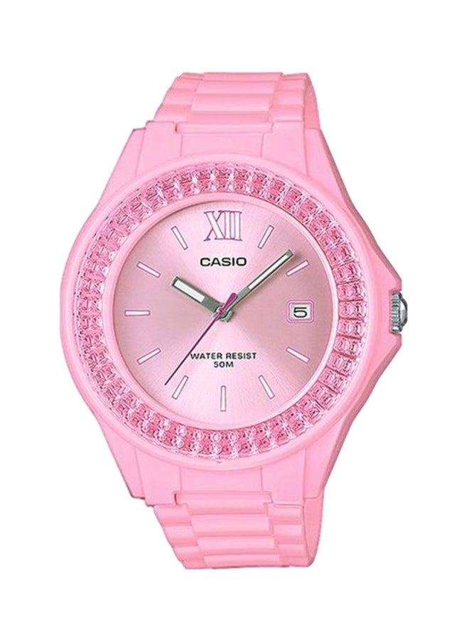CASIO Women's Water Resistant Analog Watch LX-500H-4E2VEF - 40 mm - Pink - Image 1