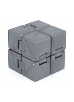 Infinity Cube Fidget Desk Toy for Stress Relief Silver