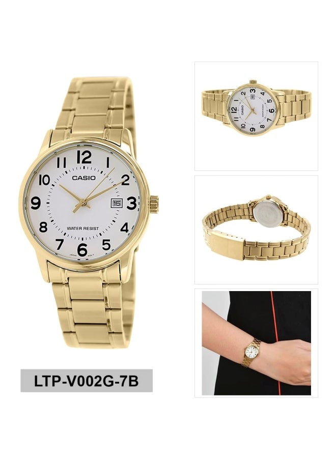 CASIO - Stainless Steel Analog Quartz Watch Set MTP/LTP-V002G-7BUDF - Image 1