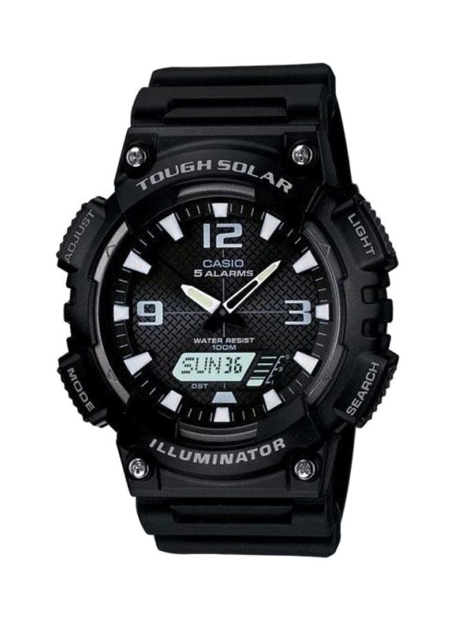 كاسيو ساعة يد كوارتز بعقارب ورقمية طراز AQ-S810W-1AV - قياس 52 مم - لون أسود للرجال - Image 1