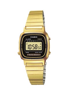 CASIO Women's Water Resistant Digital Watch LA670WGA-1DF - 25 mm - Gold  - Image 1