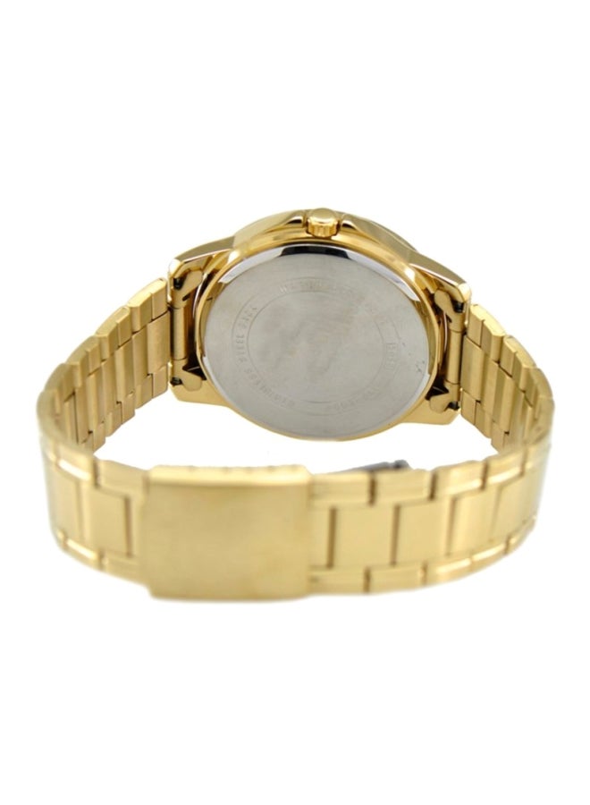 CASIO Men's Stainless Steel Watch MTP-V004G-7BUDF - 30 mm - Gold - Image 2