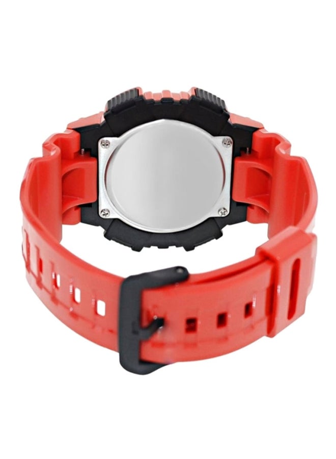 CASIO - Men's Resin Analog & Digital Wrist Watch AQ-S810WC-4A - 47 mm - Red - Image 1