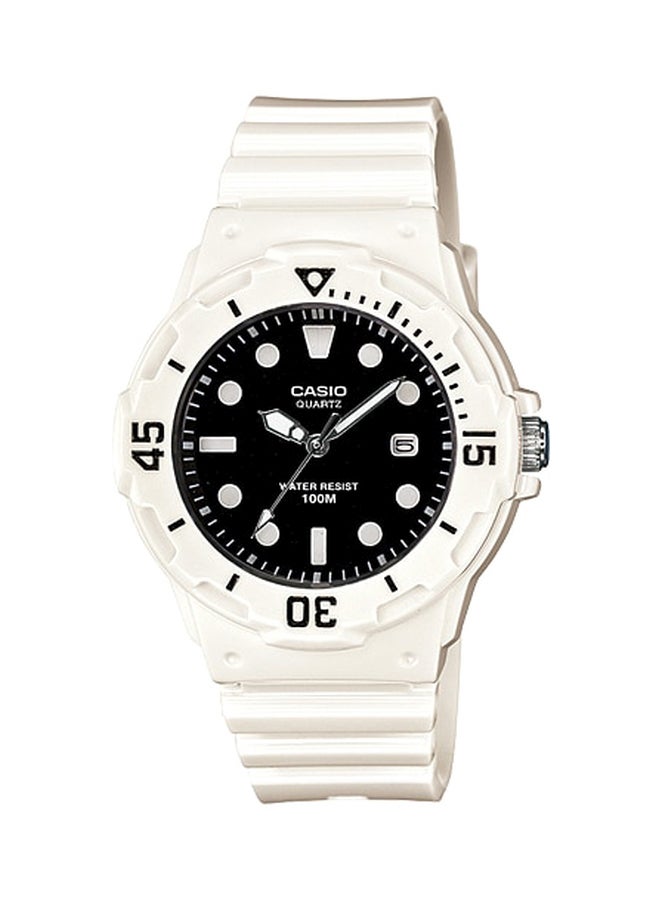 CASIO Women's Water Resistant Analog Watch LRW-200H-1E - 34 mm - White - Image 1