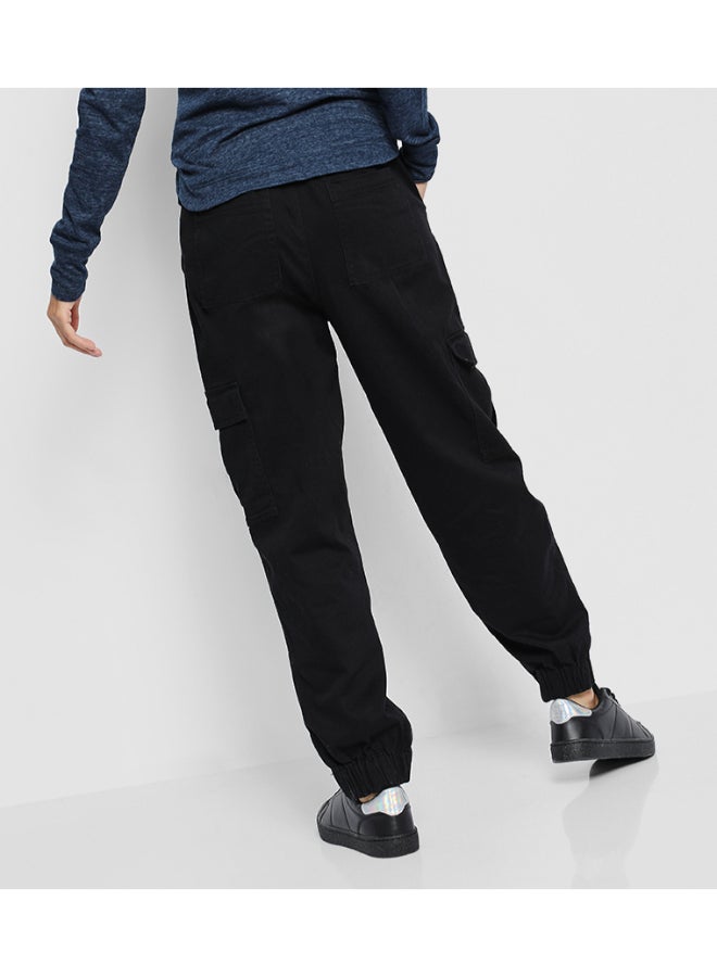 Aeropostale - Basic Essential Cargo Pants Black - Image 1