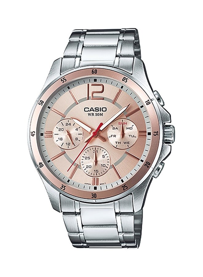 CASIO Men's Enticer Analog Watch MTP-1374D-9A - Image 1