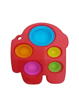 Five Push Dimple Fidget Toy Red - v1624464577/N48501735A_1