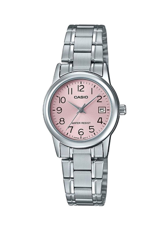 CASIO Women's Dress Water Resistant Analog Watch LTP-V002D-4B - 31 mm - Silver - Image 1