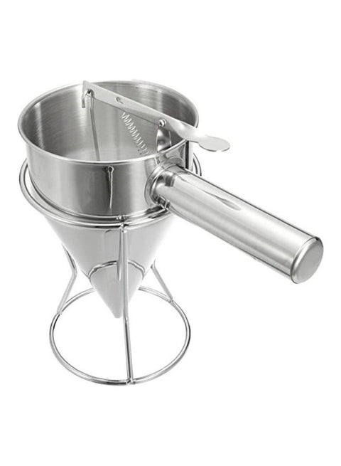 Pancake Batter Dispenser Silver
