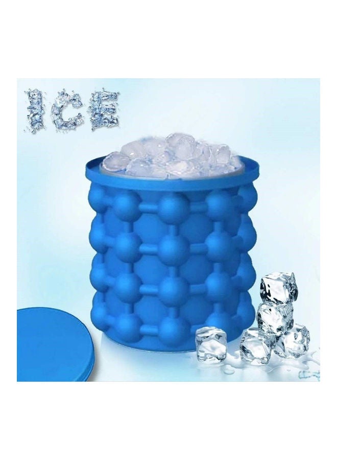 Cady One - Bucket Shape Ice Cube Maker Blue 20x15x20cm - Image 1