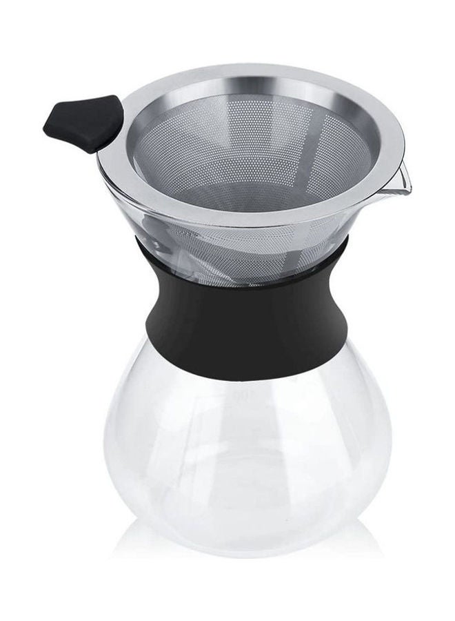 Cady One Filter Drip Coffee Maker Silver/Black/Clear 400ml - Image 2