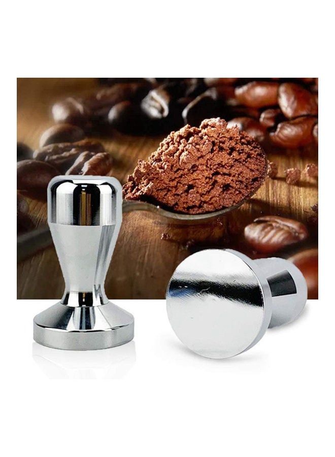 Stainless Steel Coffee Bean Tamper Silver 51ml