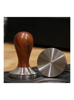 Cady One Espresso Tamper Brown/Silver 51mm  - Image 3
