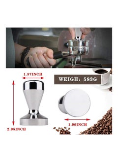 Cady One Coffee Bean Tamper Silver 51mm  - Image 2
