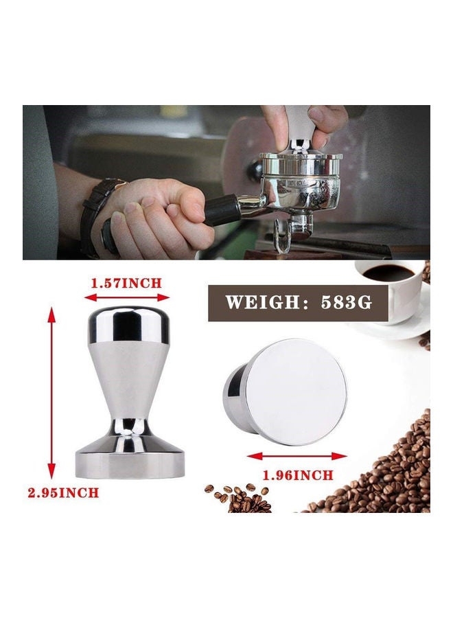 Cady One Coffee Bean Tamper Silver 51mm - Image 2