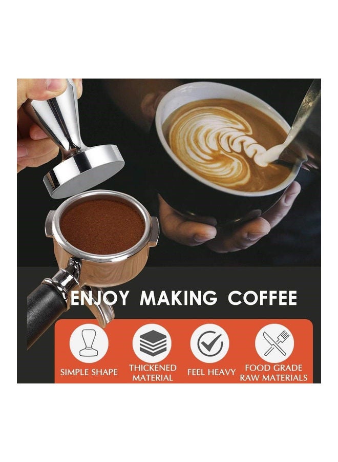 Cady One Coffee Bean Tamper Silver 51mm - Image 3