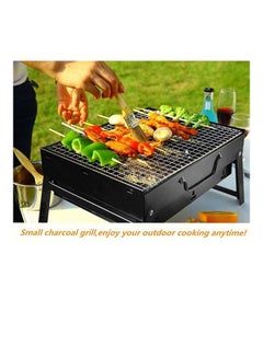 Cady One Portable BBQ Charcoal Grill Black 43x24x29cm  - Image 4