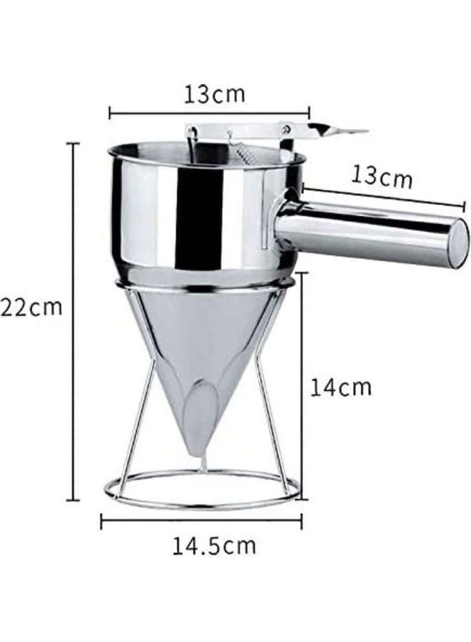 Generic - Pancake Batter Dispenser Silver - Image 1