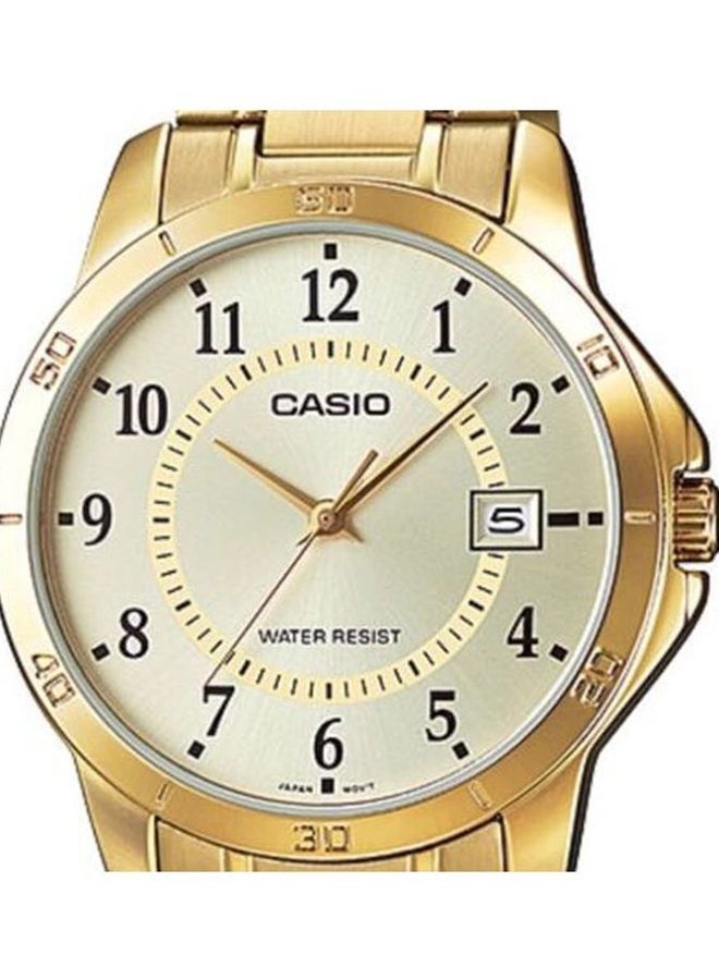 CASIO - Men's Water Resistant Analog Watch MTP-V004G-9BUDF - 47 mm - Gold - Image 1