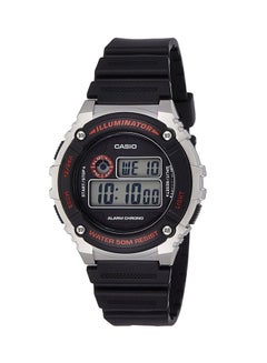Boys' Youth Water Resistant Digital Watch W-216H-1CVDF - 46 mm - Black
