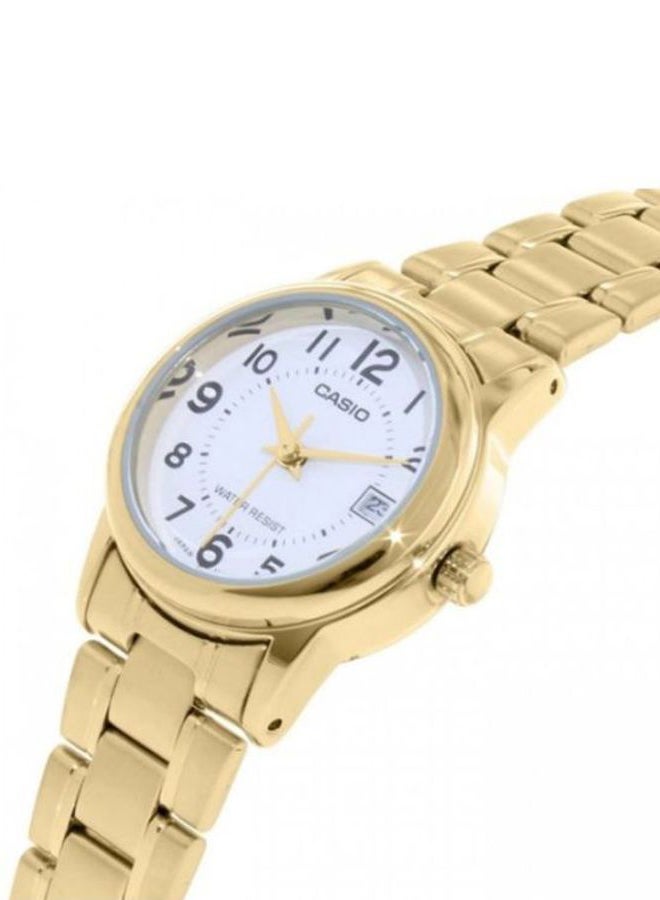 CASIO Women's Dress Water Resistant Analog Watch LTP-V002G-7B - 31 mm - Gold - Image 3