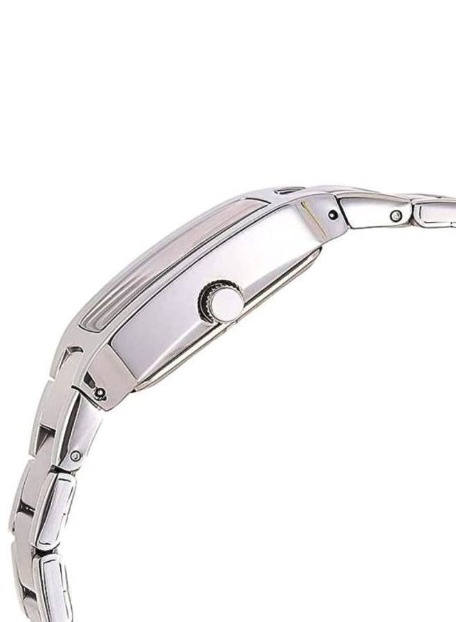 كاسيو ساعة يد إنتايسر بعقارب طراز LTP-1165A-4C - مقاس 33 مم - لون فضي للنساء - Image 3