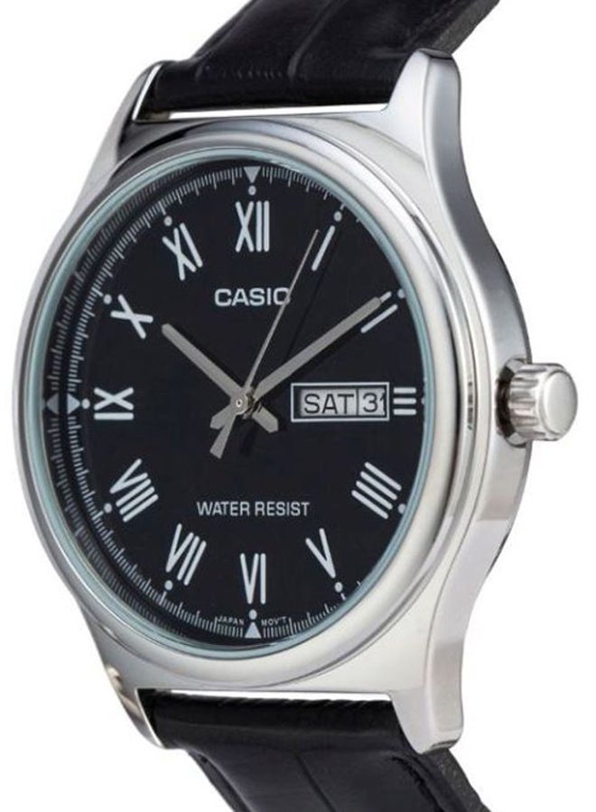 CASIO Men's Water Resistant Analog Watch MTP-V006L-1B - 38 mm - Black - Image 4