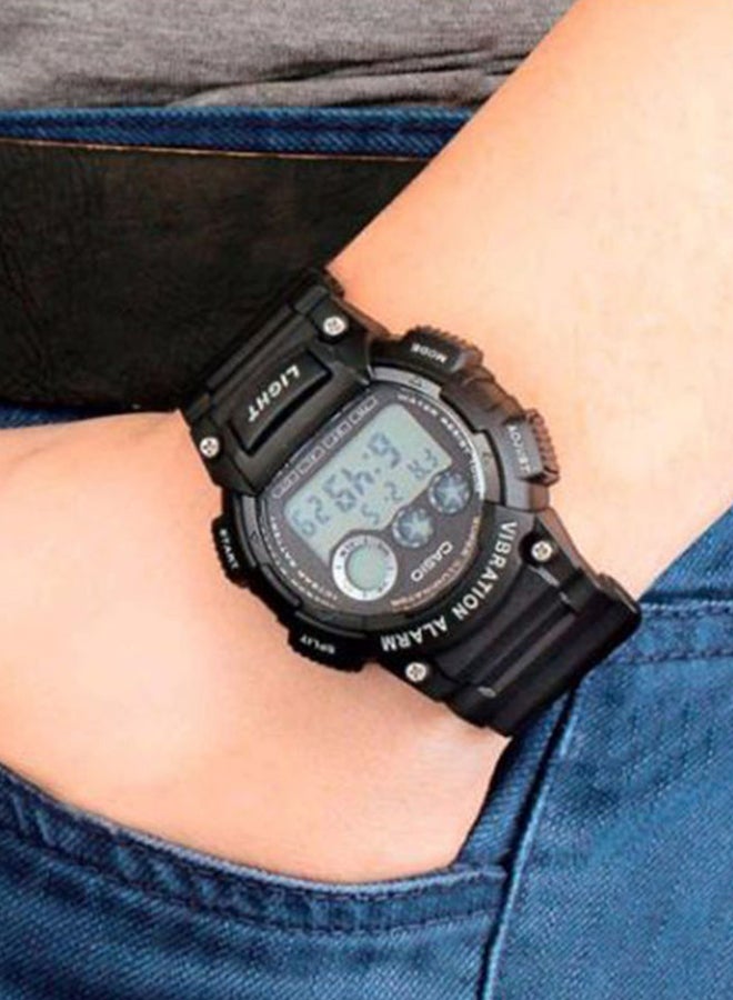 CASIO Men's Water Resistant Digital Watch W-735H-1A - 51 mm - Black - Image 5
