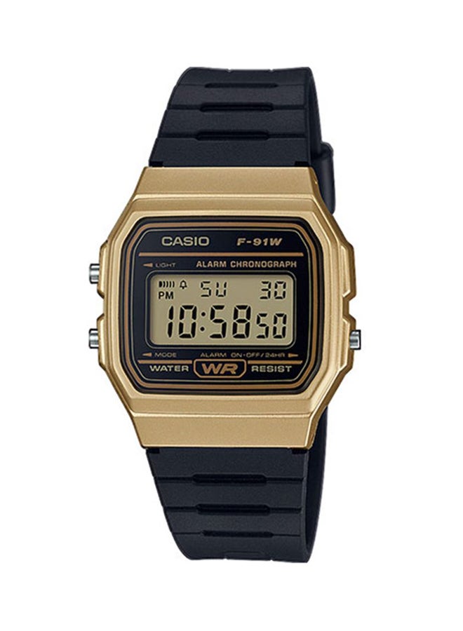 CASIO Women's Water Resistant Digital Watch F-91WM-9AEF - 35 mm - Black  - Image 1