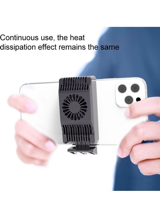 Portable Cooling Fan Game Phone Cooler Heatsink Radiator Stand - wireless - Image 3