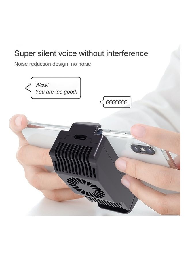 Portable Cooling Fan Game Phone Cooler Heatsink Radiator Stand - wireless - Image 4