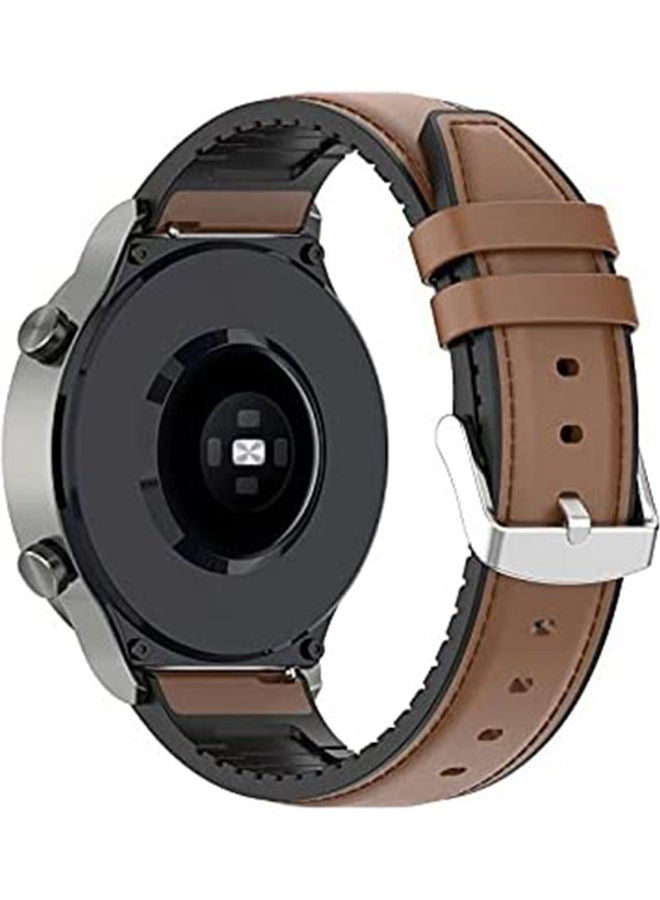 S-Color Replacement Strap Band for Huawei GT2 Pro Watch Brown - Image 2