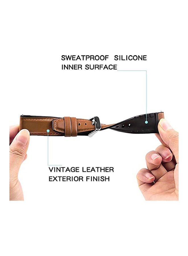 S-Color Replacement Strap Band for Huawei GT2 Pro Watch Brown - Image 4