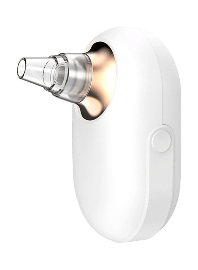 3-Suction Electric Pore Blackhead Remover Tool Golden/White - Image 1